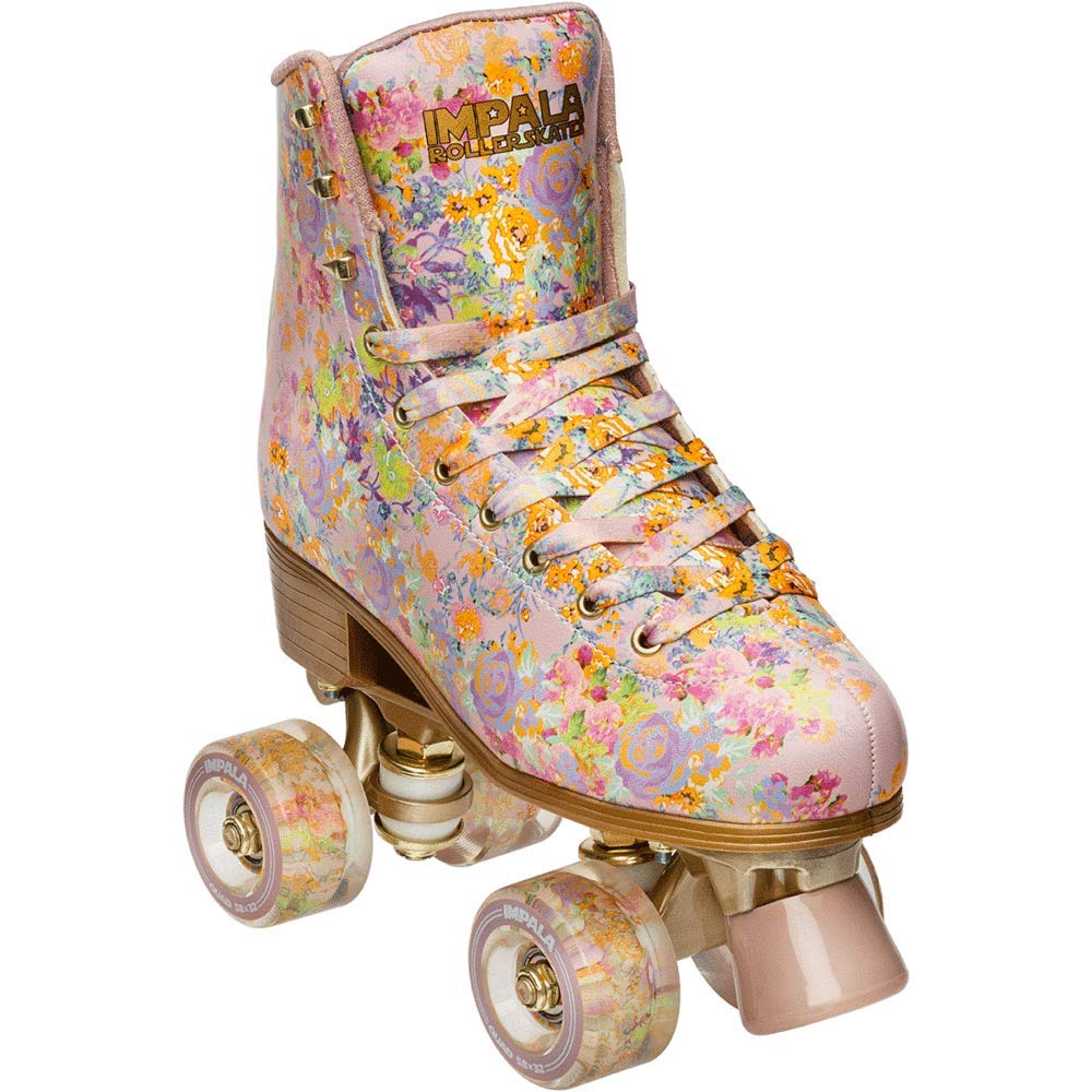 Rose Gold Holographic Vegan Impala Roller Skates