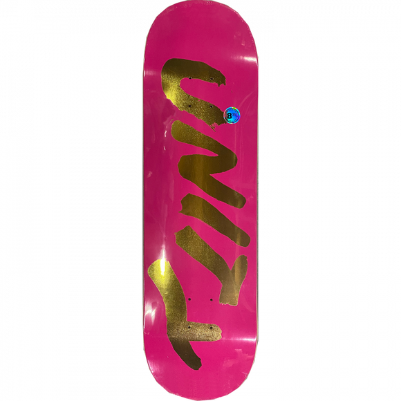 Unity Wet Skateboard Deck -8.75 Gold DECK ONLY