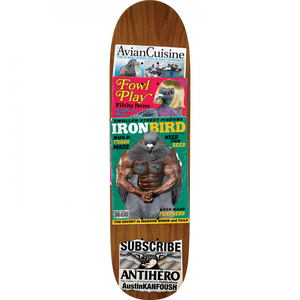 Antihero Kanfoush Pigeon Vision Skateboard Deck -8.55 DECK ONLY