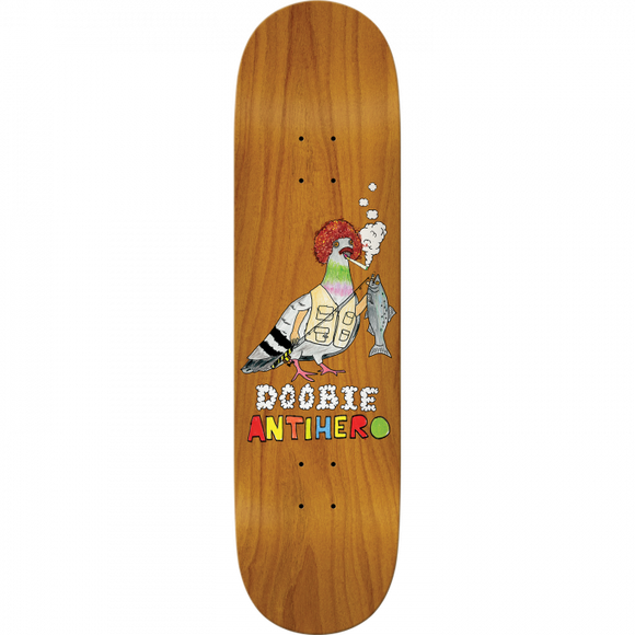 Antihero Pellegrin Doobie Pigeon Vision Skateboard Deck -8.25 DECK ONLY