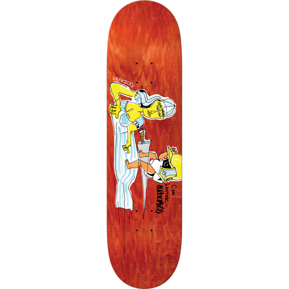 Krooked Cernicky Latter Skateboard Deck -8.38 DECK ONLY