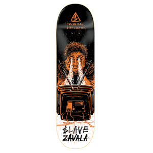 Slave Zavala Technical Difficulties Skateboard Deck -8.25 DECK ONLY