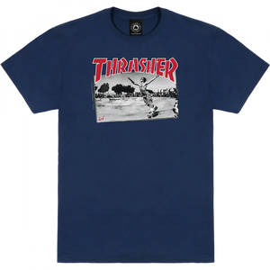 Thrasher Jake Dish T-Shirt - Navy