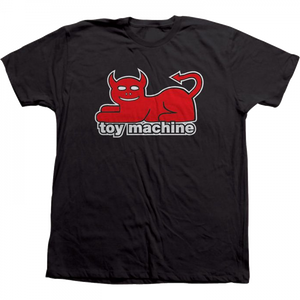 Toy Machine Devil Cat Youth T-Shirt - Black