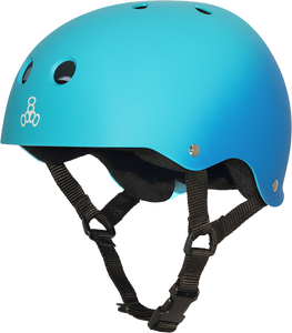 Triple 8 Helmet Fade Rubber Blue/Turq