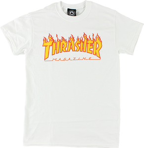 Thrasher Flame T-Shirt - White