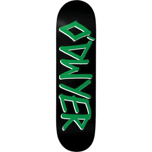 Deathwish O√ÇDeathwishyer Gang Name Skateboard Deck -8.25 Black/Green DECK ONLY