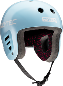 Protec Fullcut Sky Brown Lt.Blue/White Helmet