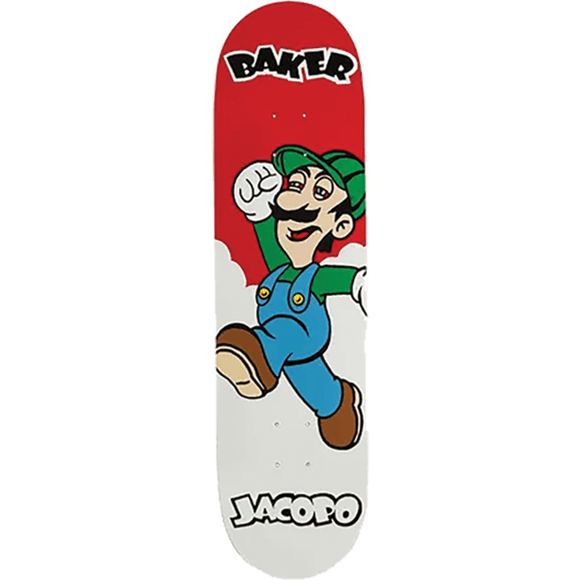 Baker Carozzi Power Up Again Skateboard Deck -8.25 DECK ONLY