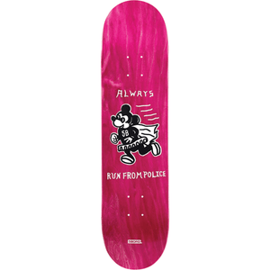 5boro Always Run Skateboard Deck -8.0 Pink DECK ONLY