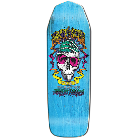 Madrid Maui And Sons Brainwave Dk-9.37x29.75 Blue DECK ONLY