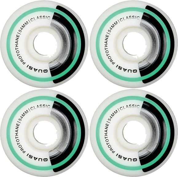 Quasi Class Wheel 54mm White Skateboard Wheels (Set of 4)