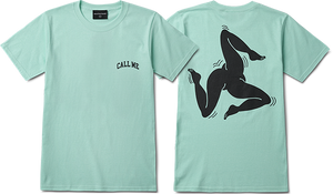 Call Me 917 Legs Island T-Shirt - Size: Medium Reef Green