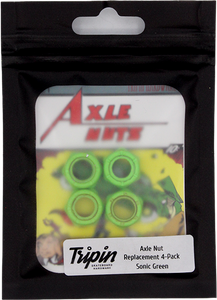 Tripin Axle Nuts Sonic Green