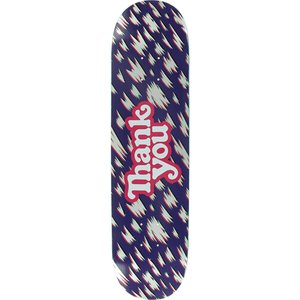 Thank You Modern Logo Skateboard Deck -8.0 Silver Foil DECK ONLY