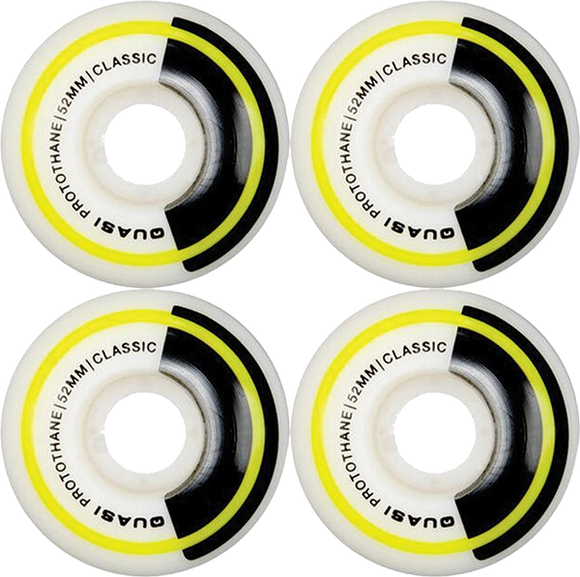 Quasi Class Wheel 52mm White Skateboard Wheels (Set of 4)