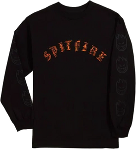 Spitfire Old E Embers Ls Size: SMALL Black