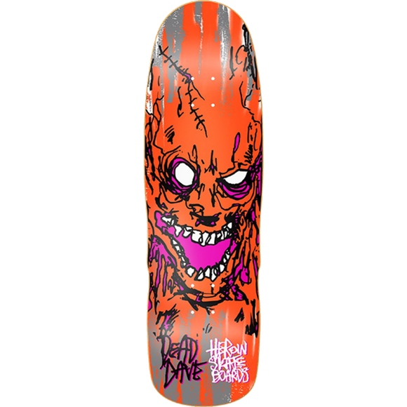 Heroin Dead Dave Savages Skateboard Deck -10.1x32 DECK ONLY