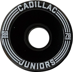 Cadillac Juniors 58mm 78a Black Skateboard Wheels (Set of 4)