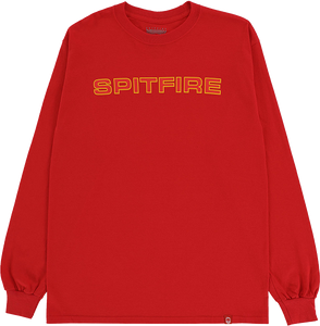 Spitfire Classic 87 Ls Size: MEDIUM Red/Gold/Red