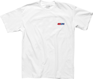 Transworld 411vm Embroidered T-Shirt - Size: Small White