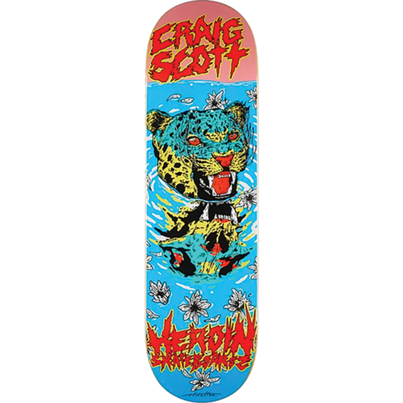 Heroin Questions Dead Reflections Skateboard Deck -9.0 DECK ONLY