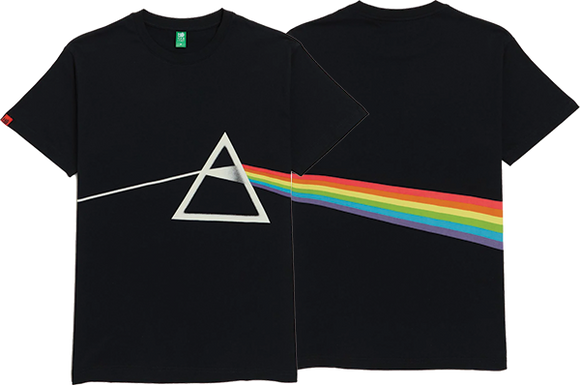 Hab/Pink Floyd Dark Side Of The Moon T-Shirt - Black