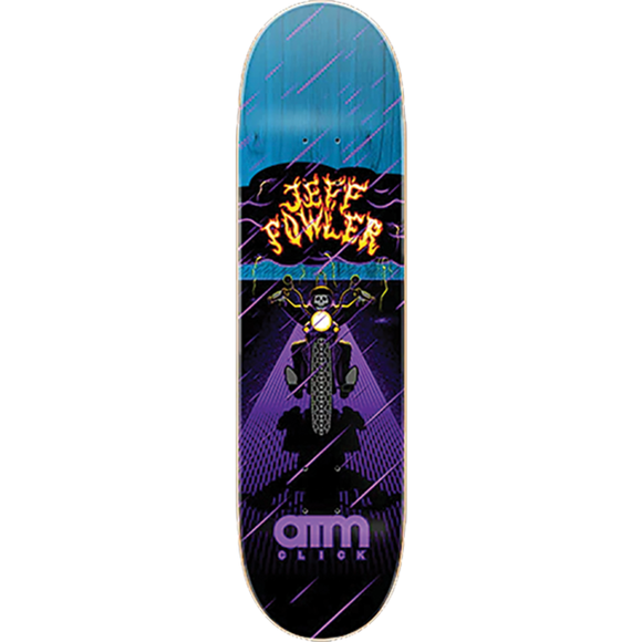 ATM Fowler Moto Skateboard Deck -8.5 DECK ONLY