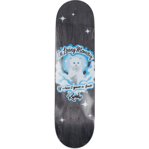 Rip N Dip In Loving Memory Skateboard Deck -8.5 Black DECK ONLY