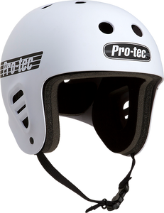 Protec Fullcut Classic Matte White- Helmet