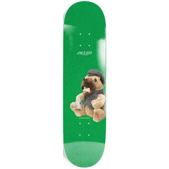 Jacuzzi Pulizzi Know When To Hold Em Skateboard Deck -8.37 Green DECK ONLY