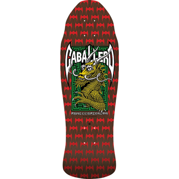 Powell Peralta Caballero Street 21 Dk-9.62x29.75 Red/Brown DECK ONLY