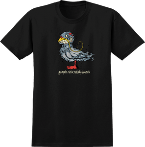 Antihero Grimple Pigeon T-Shirt - Black