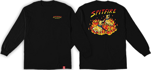 Spitfire Hell Hounds II Long Sleeve Shirt SMALL Black/Multi