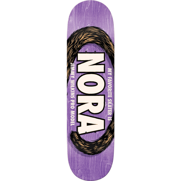 Real Wilkins My Favorite Skater Skateboard Deck -8.5 Purple DECK ONLY