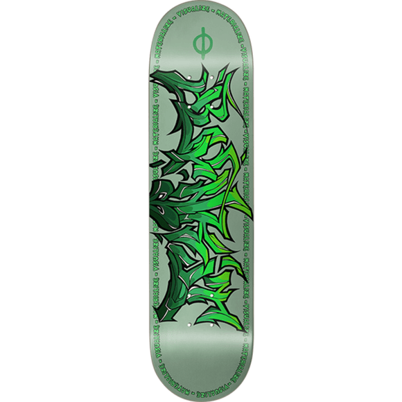 Burnkit Tagger Skateboard Deck -8.375 Green DECK ONLY