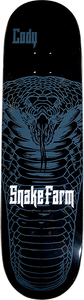 Snake Farm Mcentire Snake Moan Skateboard Deck -8.0 Black DECK ONLY