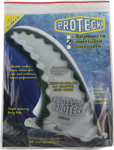 Proteck Pwr-Flex Lb Center 7.0 Clear/Black Surfboard FIN 