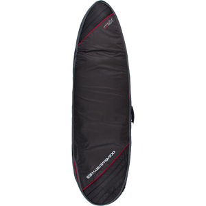 Ocean and Earth - Triple Compact Fish Cover 6'0" - Black/Red/Grey