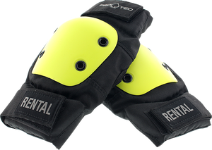 Protec Rental Elbow - Black/Yellow with Black Straps - BRAND NEW 100% ORIGINAL