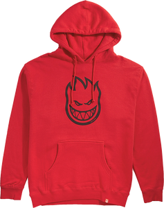 Spitfire Bighead Hooded Sweatshirt - SMALL Red/Black