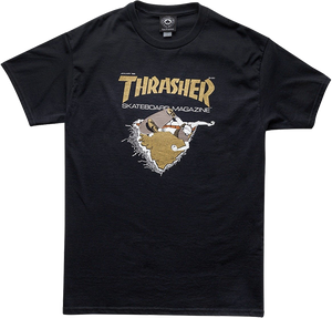 Thrasher First Cover T-Shirt - Size: X-LARGE Black/Gold