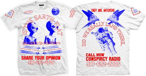 Call Me 917 Conspiracy T-Shirt - Size: SMALL White