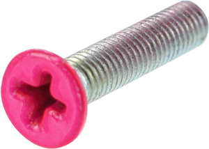 Standard Phillips Bolt 1" Neon Pink Head