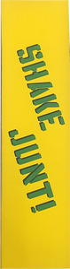 Shake Junt Single Sheet Sprayed Yellow/Green/Black GRIPTAPE 9"x33" 