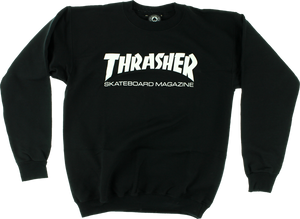 Thrasher Skate Mag Crew Sweatshirt - LARGE Black